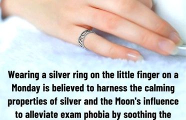 Wearing a Silver Ring on the Little Finger