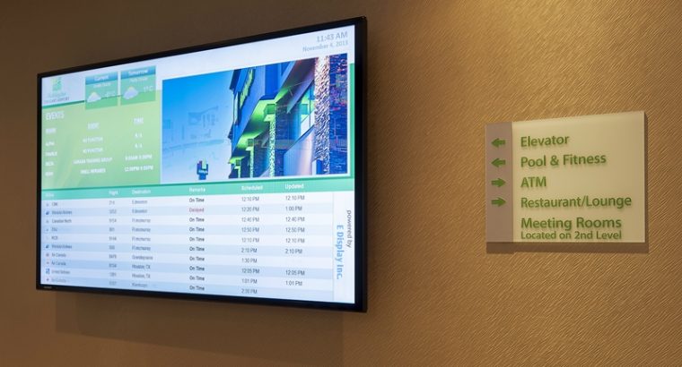 Hospitality Signage and Digital Displays for Hotels & Resorts