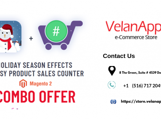 Christmas Offer | Special Combo Offer | Megento 2 Holiday Seasonal Effects – Velan Apps