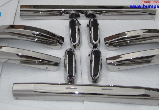 Saab 96 Longnose bumper in stainless steel
