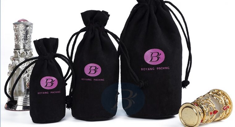 Bottle Bag, Velvet Wine Bag, Cotton Promotional Bottle Bags