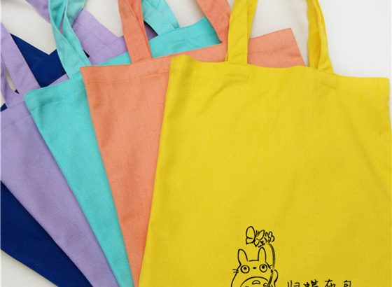 Canvas Tote Bag, Cotton Grocery Bag, Calico Bag, Promotional Bags