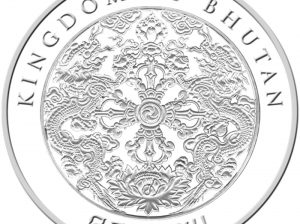 2020 Bhutan Lunar Year of the Rat Silver BU 1 oz Coin