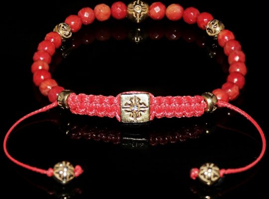 Red Coral Bracelet For Metabolism Balance And Harmony