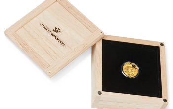 2020 Tuvalu John Wayne 1/4 oz Gold Proof Coin