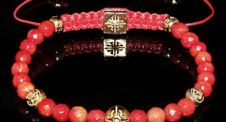 Red Coral Bracelet For Metabolism Balance And Harmony