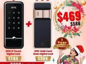 Christmas Promotion for Digital Lock for HDB Door and Gate from $469 Hp 98440884