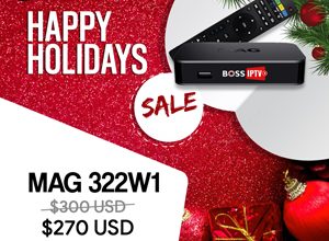 Holidays Season Sale offer $30 off on Boss IPTV