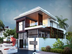 Remarkable 3D Bungalow Elevation Designing From One Of The Top Companies 3D Power.