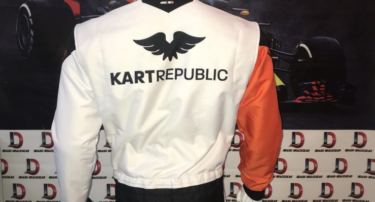 Go Kart Republic race suit available in Kids / Older all Sizes