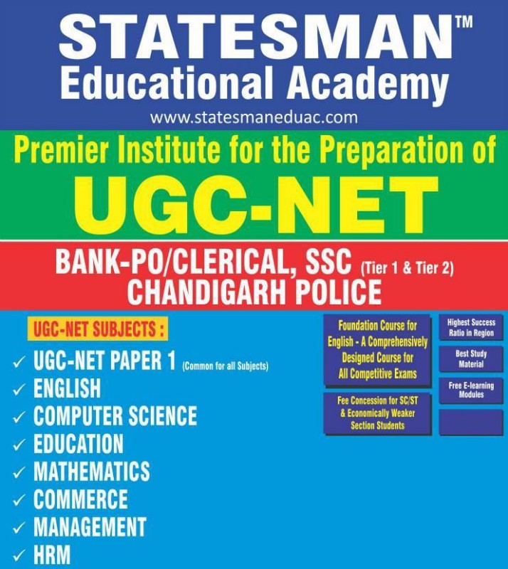 STATESMAN ACADEMY – CSIR UGC NET Physics Coaching in Chandigarh
