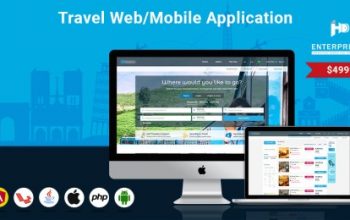 Travel Agency Portal for Web and Mobile App at just $4999