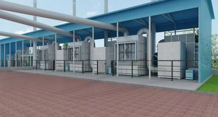 air purification polution scrubber removal unit crematorium furnace