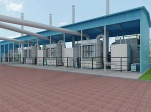 purification of exhaust air treatment equipment for diesel furnace