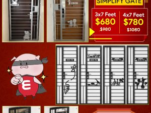 CHINESE NEW YEAR OFFERS FROM MYDIGITALLOCK, KATO SIMPLIFY GATES FOR HDB FROM $680 HP 96177025