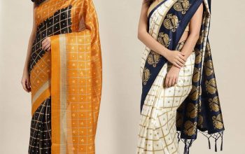 Buy newest Poly Silk Combo Sarees online from Mirraw