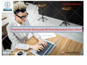 M.Tech Research Topic