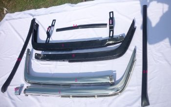 Mercedes benz W107 stainless steel bumpers