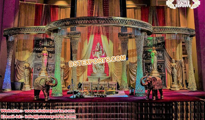 Grand Maharaja Theme Wedding Mandaps