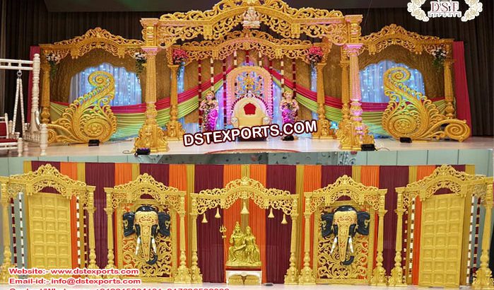 Grand Maharaja Theme Wedding Mandaps