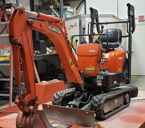 FOR SALE 2016 KUBOTA MINI EXCAVATOR & 2017 TILT TRAILER