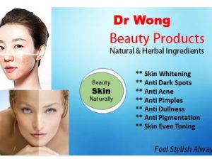 Dr Wong 40 Methods Of Skin Light Cream Soap and Tonic Domination for Whitening