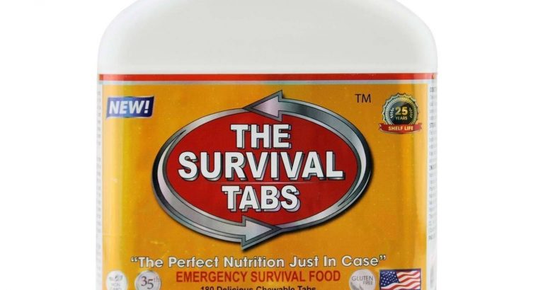 Emergency Survival Food Ration Tabs 480 Calories Hurricane Disaster Meal MRE