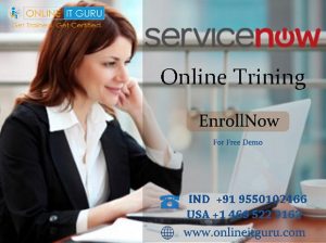 Get Free demo on Servicenow Online Training by Experts