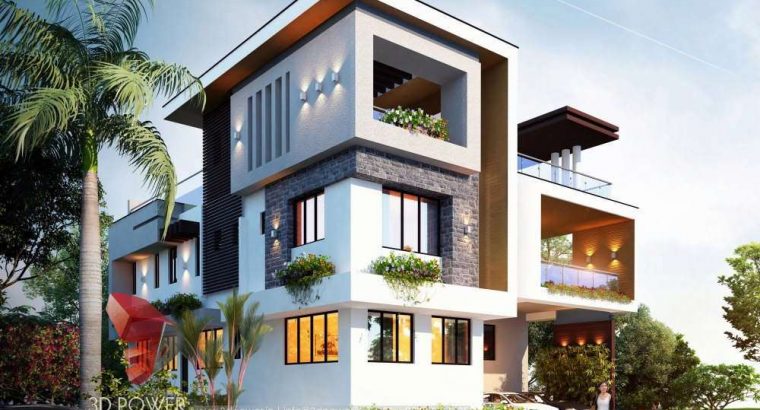 Apartments, Bungalows & Commercial Projects by 3D Power.