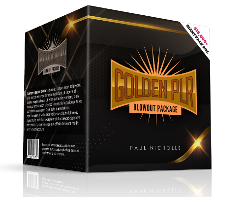 Golden PLR Blowout Package