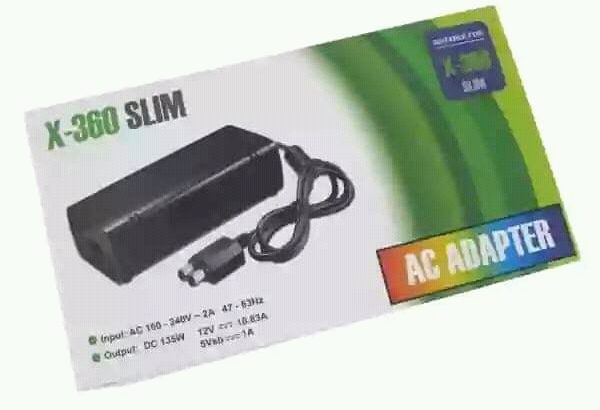 XBOX 360 Slim 2 Pin AC 240V adapter