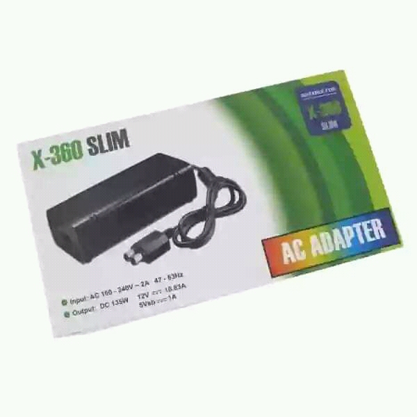XBOX 360 Slim 2 Pin AC 240V adapter