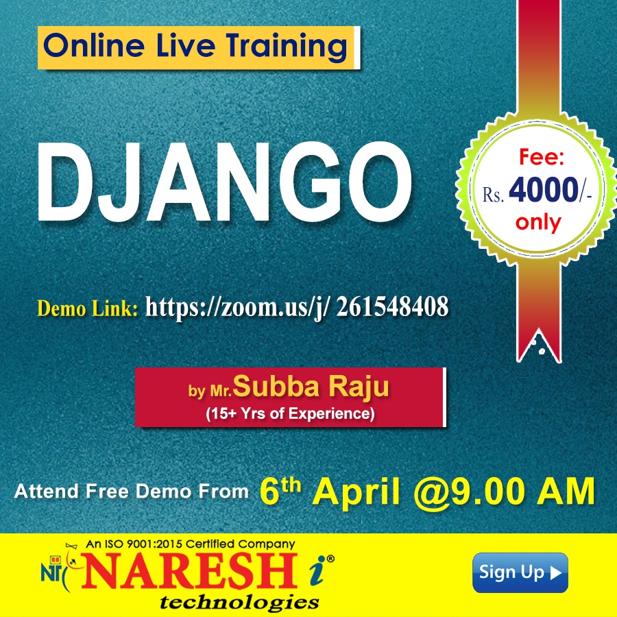 Django Training | Django Online Live Training