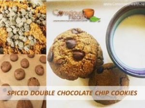 Spiced Double Chocolate Chip Cookie – Grain Free & Paleo