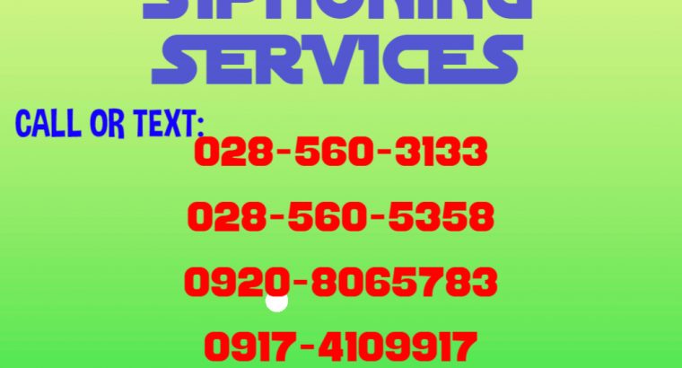 MOG MALABANAN SIPHONING AND PLUMBING SERVICES 028-5603133 / 09194215310