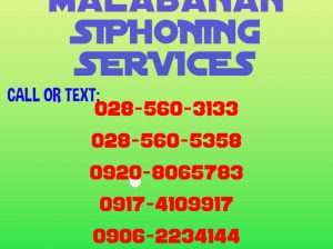 MOG MALABANAN SIPHONING SEPTIC TANK SERVICES 028-5603133/ 09194215310/ 09174109917
