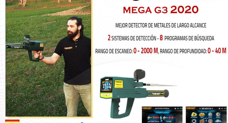 Detector de metales Mega G3 Gold para todos los fines