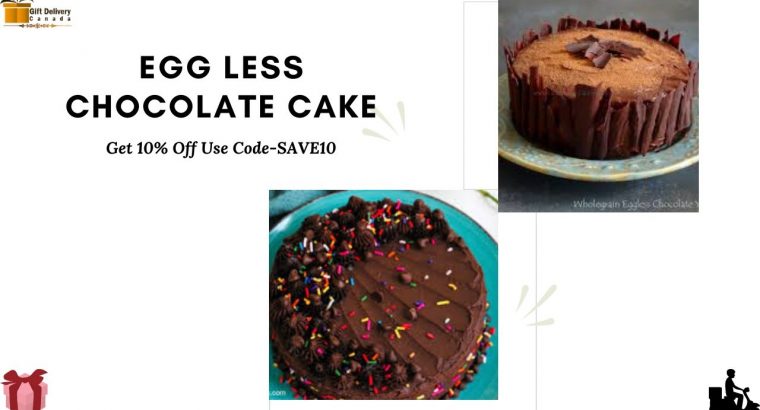 Eggless Chocolate Cake delivery in Canada with Free Shipping