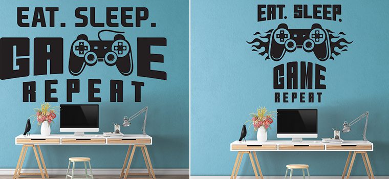 Gamer Wall Decals in the Huetion UK