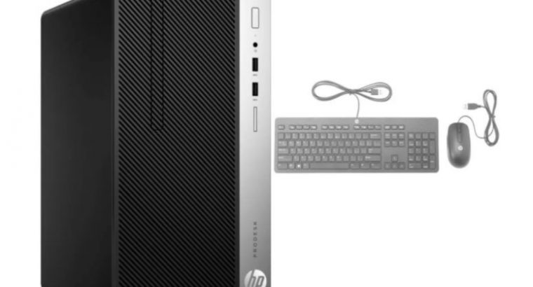 New HP ProDesk 400 G6 PC with mouse and keyboard