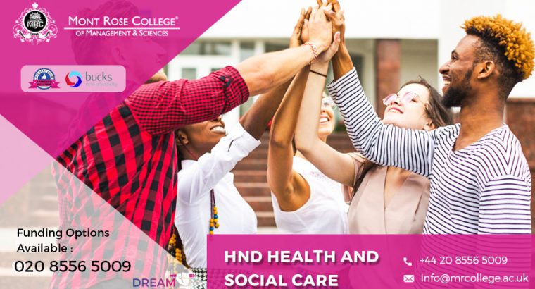 Hnd In Health And Social Care in the MRC UK