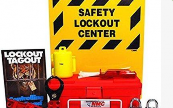11 Piece Electrical Lock Out & TagOut LOTO Safety Center Kit