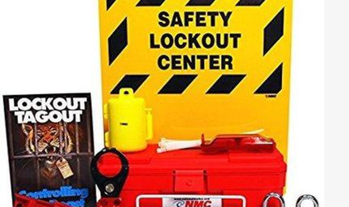 11 Piece Electrical Lock Out & TagOut LOTO Safety Center Kit