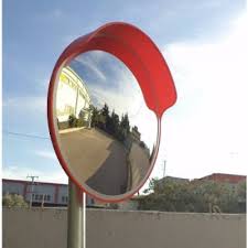 45cm Outdoor Road Traffic Convex PC Mirror Safety & Security by hiphen