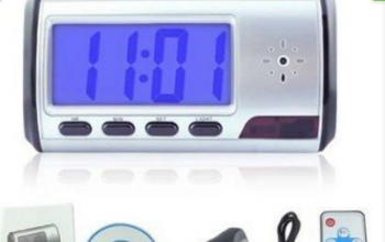 Portable Alarm Clock Spy Camera DVR with Motion Detection by hiphen