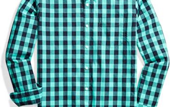 Stylish Slim-Fit Cotton Check Shirt For Men