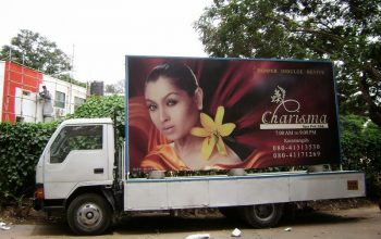 Road show van Tata ace advertising Mobile display van
