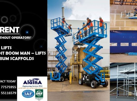 SCISSOR LIFTS ,STRAIGHT LIFTS & SCAFFOLDS FOR RENT