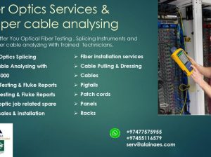 Fiber Optics Services & copper cable analyzing