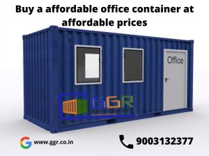 Portable Site Office in Chennai – GGR Enterprises